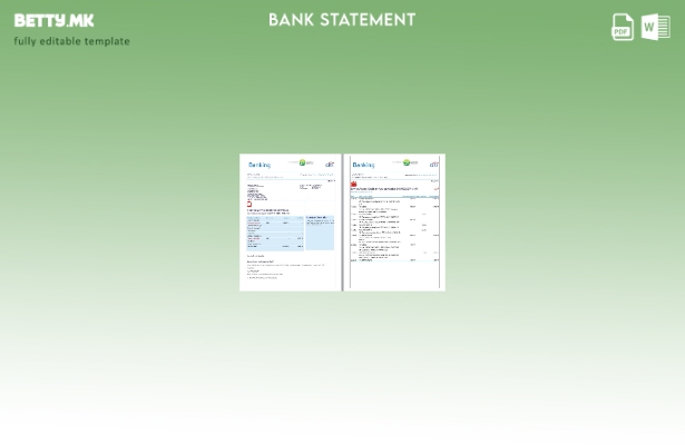 Модерен стил Шаблон за збор страници за изводи од банка во Индија Citibank
